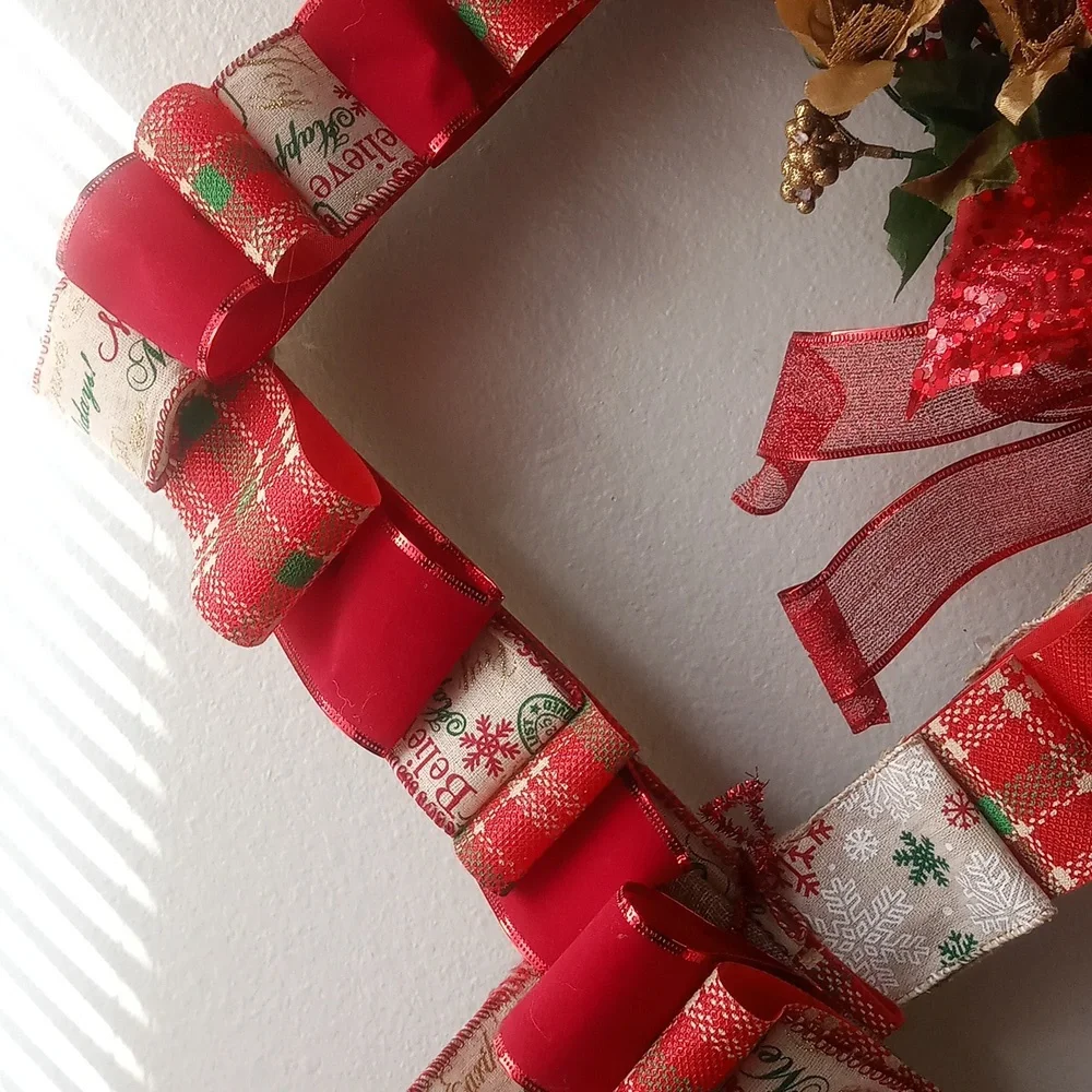 Christmas Square Wreath